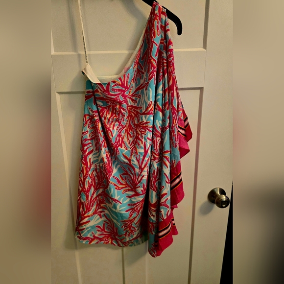 Rare Lilly Pulitzer Marlee Vibrant Pink and Blue Dress - Picture 6 of 6